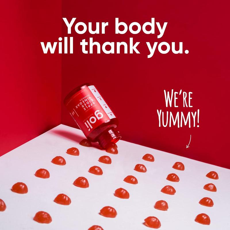 3 Bottles of Goli Apple Cider Vinegar Gummy